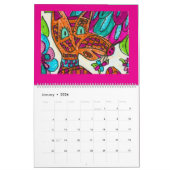 Calendrier The Colorful Dog Calendar (Jan 2026)