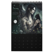 Calendrier The Midnight Garden 2026 Pagan Calendar (Jan 2027)