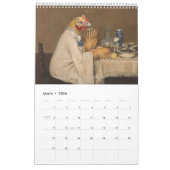 Calendrier The Museum of Fine Art Chickens 2025 Calendar (Mar 2026)