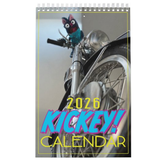 Calendrier The Official Kickey 2026 Wall Calendar! (Protection)