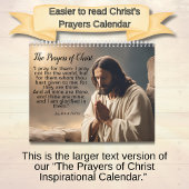 Calendrier The Prayers of Christ - Larger Print Edition