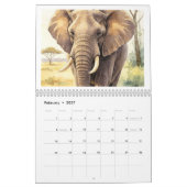 Calendrier thématique animal 2027 (Feb 2027)