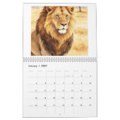 Calendrier thématique animal 2027 (Jan 2027)