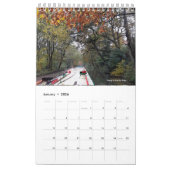 Calendrier Thème Narrowboat et canal 2024 (Jan 2026)
