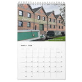 Calendrier Thème Narrowboat et canal 2024 (Mar 2026)