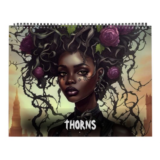 Calendrier THORES de Ivy et Bat Art gothique (Protection)