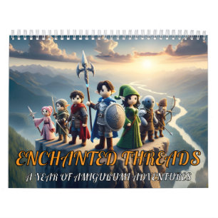 Calendrier Threads enchantés : Une année d'aventures Amigurum