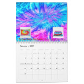 Calendrier Tie-Dye 2026 pour tout (Feb 2027)