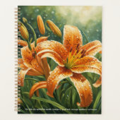 Calendrier Tiger Lily (Devant)