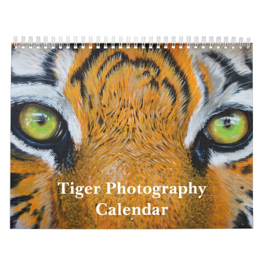 Calendrier Tiger Photographie Animal sauvage 2025 (Protection)