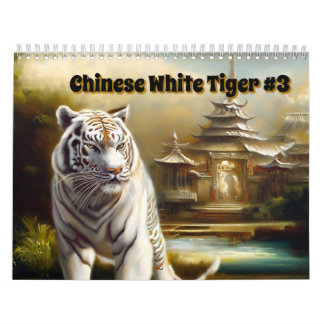Calendrier Tigre blanc chinois #3