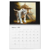 Calendrier Tigre blanc chinois #3 (Feb 2027)