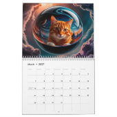 Calendrier Tigre Orange (Mar 2027)