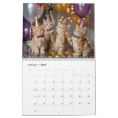 Calendrier Tigre Orange (Jan 2027)