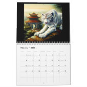 Calendrier Tigres blancs chinois #2 (Feb 2026)