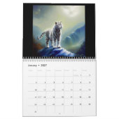 Calendrier Tigres blancs chinois #2 (Jan 2027)
