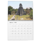 Calendrier Tikal Guatemala Ruines Tikal Calendrier (Feb 2026)