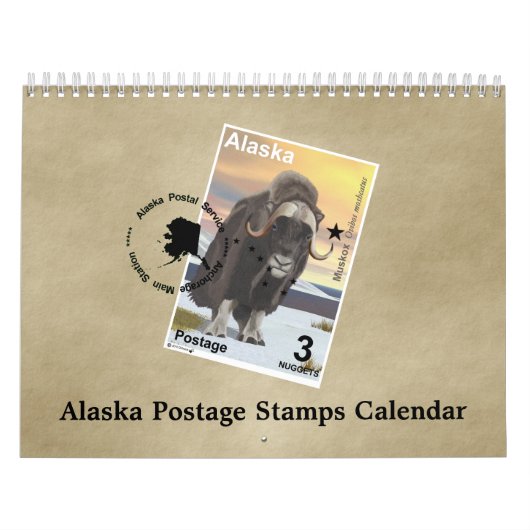 Calendrier Timbres de potage de l'Alaska (Protection)
