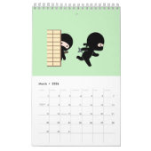 Calendrier Tiny Ninjas (Mar 2026)