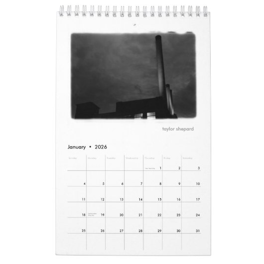 CALENDRIER TIR DE NUIT DANS UNE VILLE INDUSTRIELLE (Jan 2026)