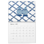 Calendrier Toile Tour Eiffel (Feb 2027)