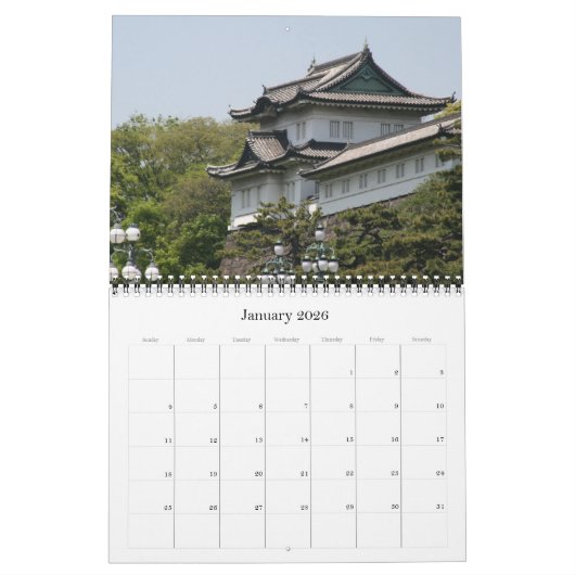 Calendrier tokyo (Jan 2026)