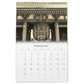 Calendrier tokyo sépia 2027 (Feb 2027)