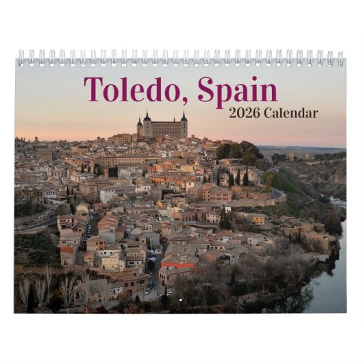 Calendrier Toledo, Espagne 2026 (Protection)