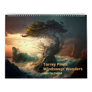 Calendrier Torrey Pines : Merveilles balayées par le vent