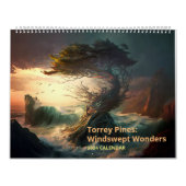 Calendrier Torrey Pines : Merveilles balayées par le vent (Protection)