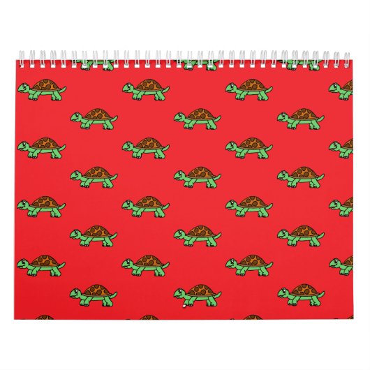 Calendrier Tortue lustrée (Protection)