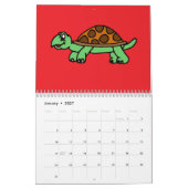 Calendrier Tortue lustrée (Jan 2027)