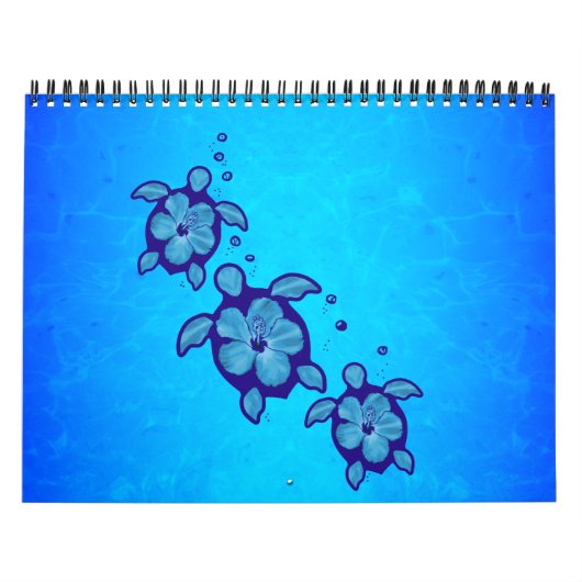 Calendrier Tortues de mer de Honu (Protection)