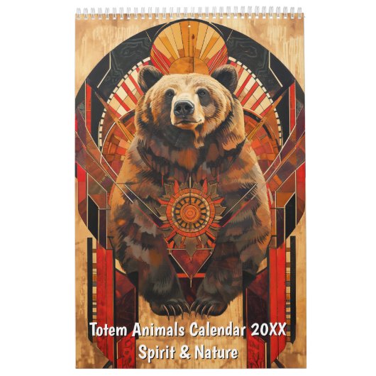Calendrier Totem Animals Calendar 2026 – Spirit & Nature (Protection)