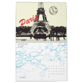 Calendrier Tour Eiffel (Jan 2027)