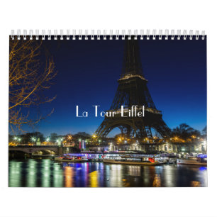 Calendrier tour Eiffel