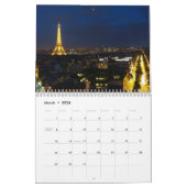 Calendrier Tour Eiffel romantique Paris 2015 (Mar 2026)