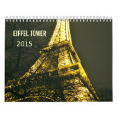 Calendrier Tour Eiffel romantique Paris 2015 (Protection)