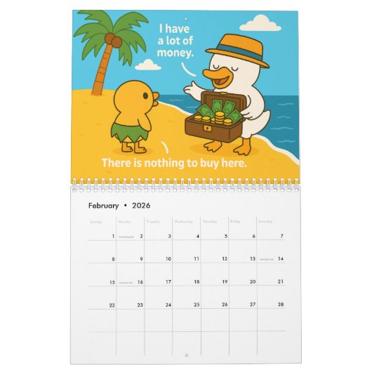 Calendrier Tourist (Feb 2026)