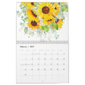 calendrier tournesol 2024 (Feb 2027)