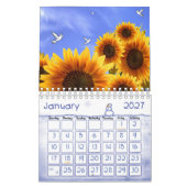 Calendrier Tournesol 2025 (Jan 2027)