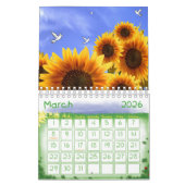 Calendrier Tournesol 2025 (Mar 2026)