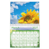 Calendrier Tournesol 2025 (Mar 2027)