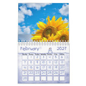 Calendrier Tournesol 2025 (Feb 2027)