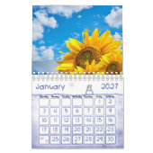 Calendrier Tournesol 2025 (Jan 2027)