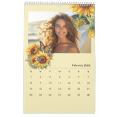 Calendrier Tournesol photo nouvelle année (Feb 2026)