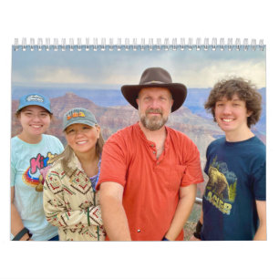 Calendrier tous les quatre ans avec la famille