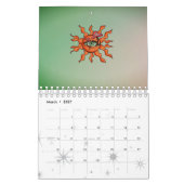 Calendrier Tous les rayons de champignons du soleil (Mar 2027)