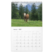 Calendrier Tout au long de l'année avec de jolies vaches! (Jan 2027)