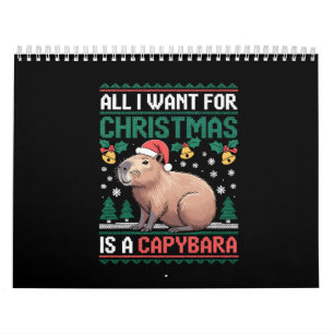 Calendrier Tout ce que je veux pour Noël est un cadeau d'anim